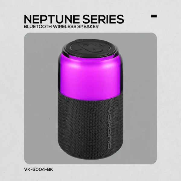 Volkano Neptune Bluetooth Wireless Speaker - Black