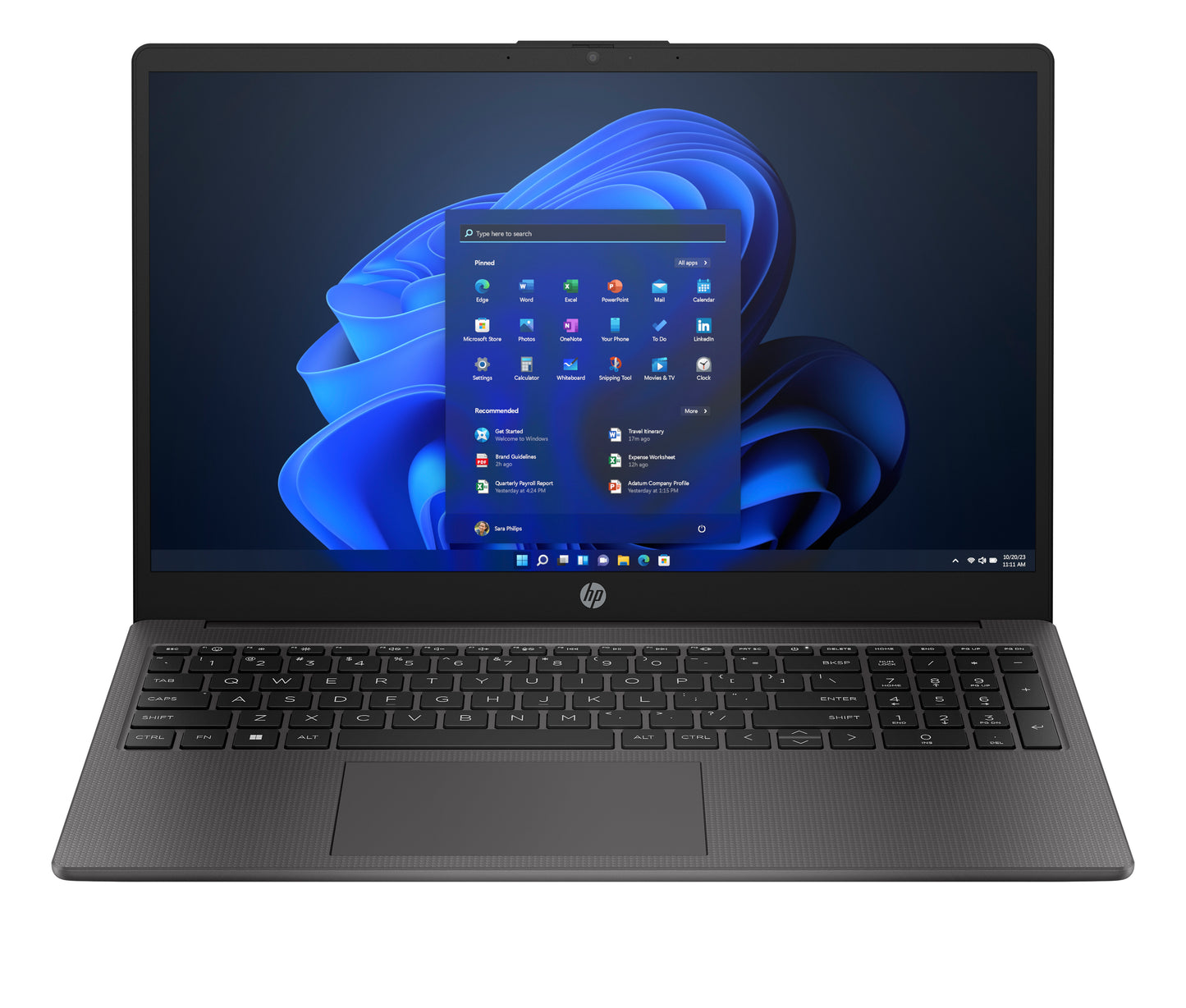HP 250 Celeron, 8GB, 256GB 3 year warranty and Dress Your Tech R750 voucher