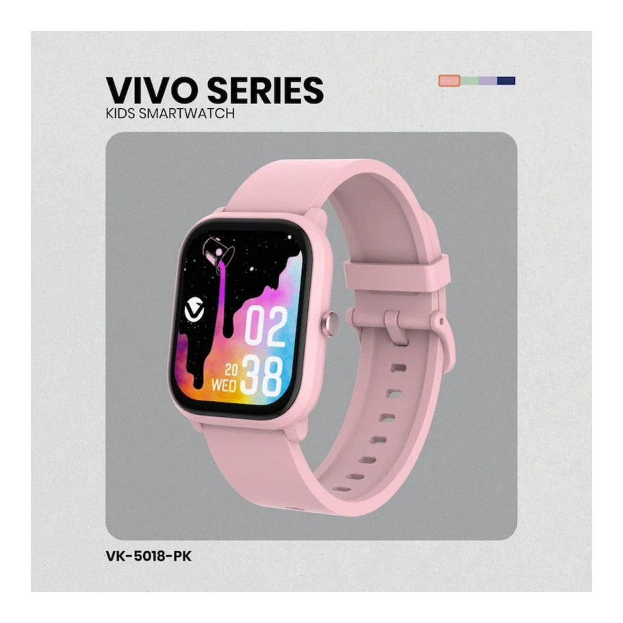 Volkano Vivo Series Kids Smart Watch - Pastel Pink