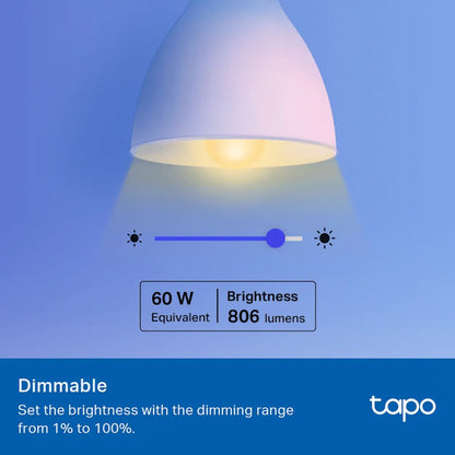 Smart WiFi Light Bulb Multicolor 4Pack