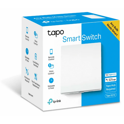 Smart Light Switch 2 Gang 1 Way
