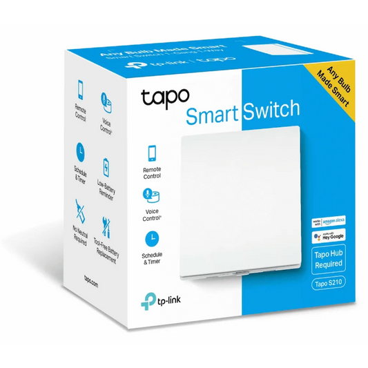 Smart Light Switch 2 Gang 1 Way