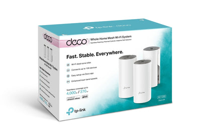 TP-Link Deco E4 (3-Pack) AC1200 Whole-Home Mesh Wi-Fi System