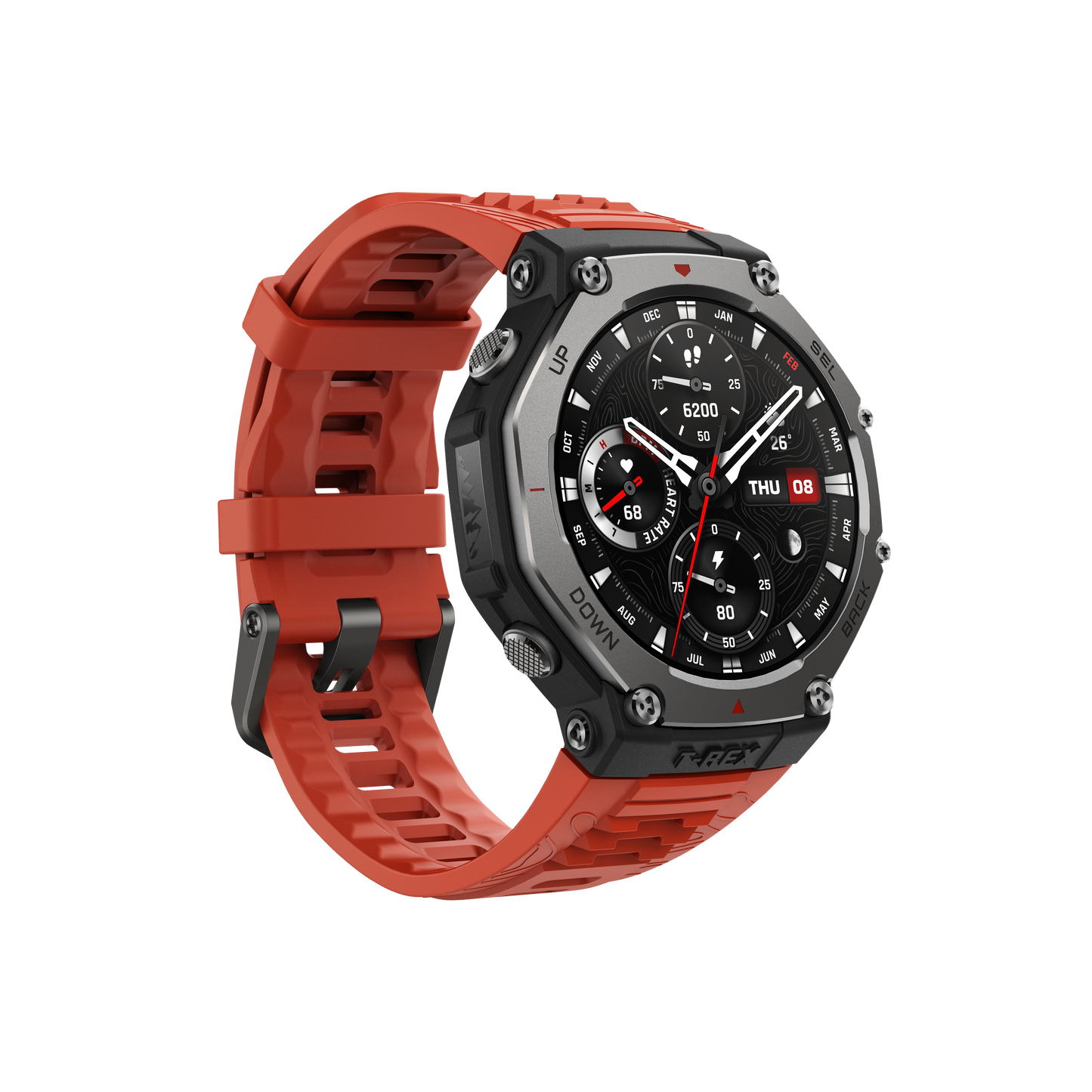 Amazfit T-Rex 3  Trex Lava Smartwatch