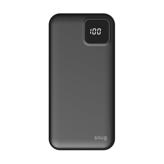 Snug Square Digital Powerbank - 10000mAh - Black