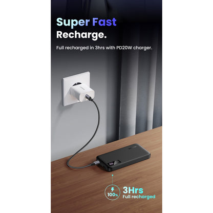 UGREEN PD Power Bank 10000mAh - Black