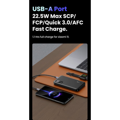 UGREEN PD Power Bank 10000mAh - Black