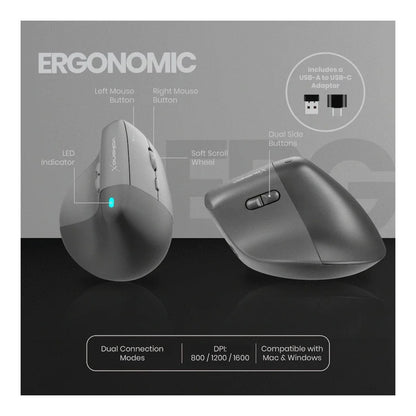 Volkano X Ergo Bluetooth Wireless Mouse