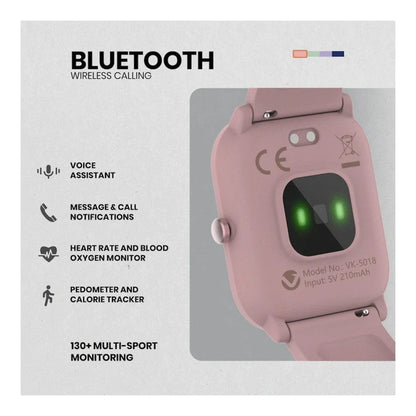 Volkano Vivo Series Kids Smart Watch - Pastel Pink